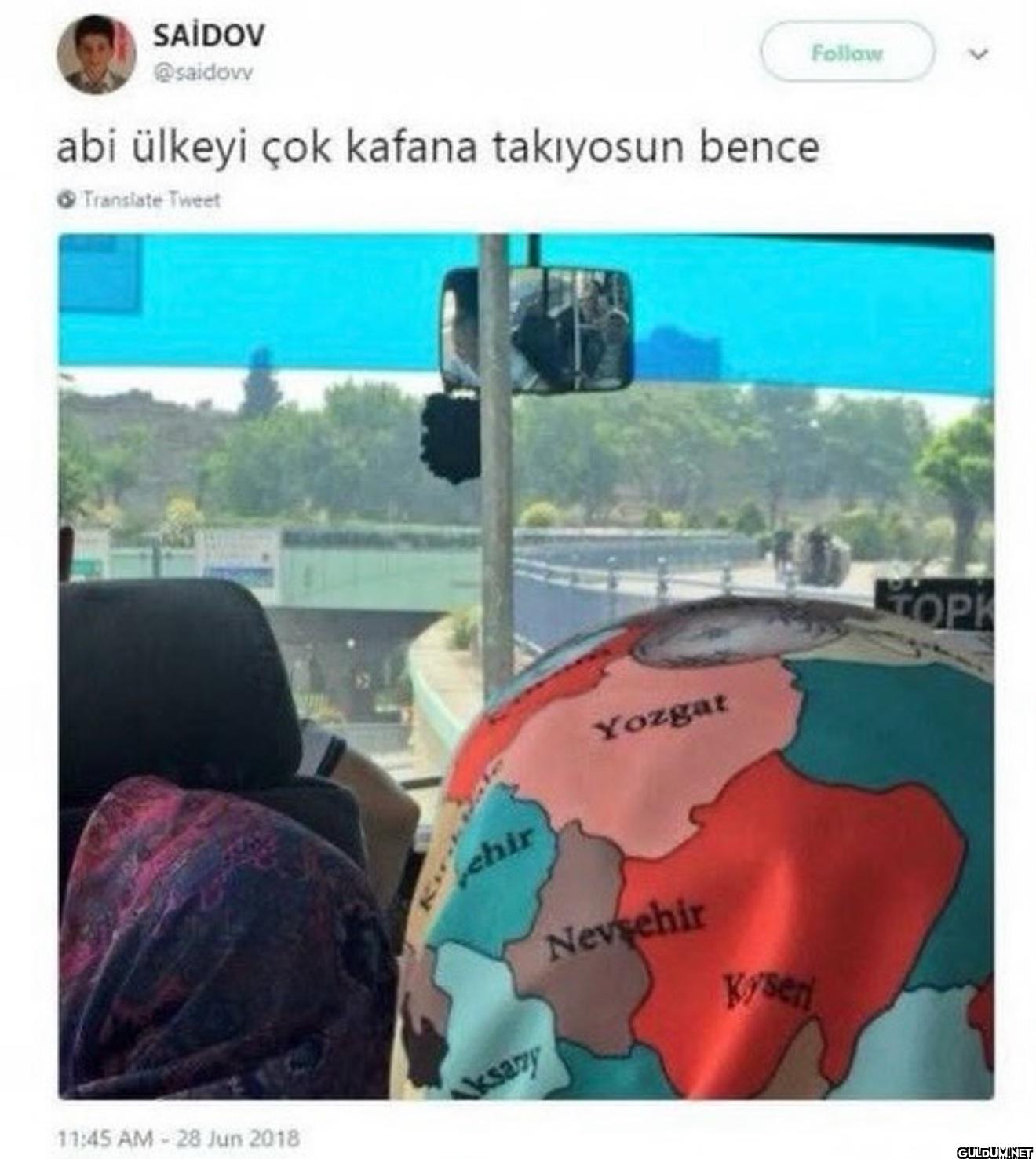 abi ülkeyi çok kafana...