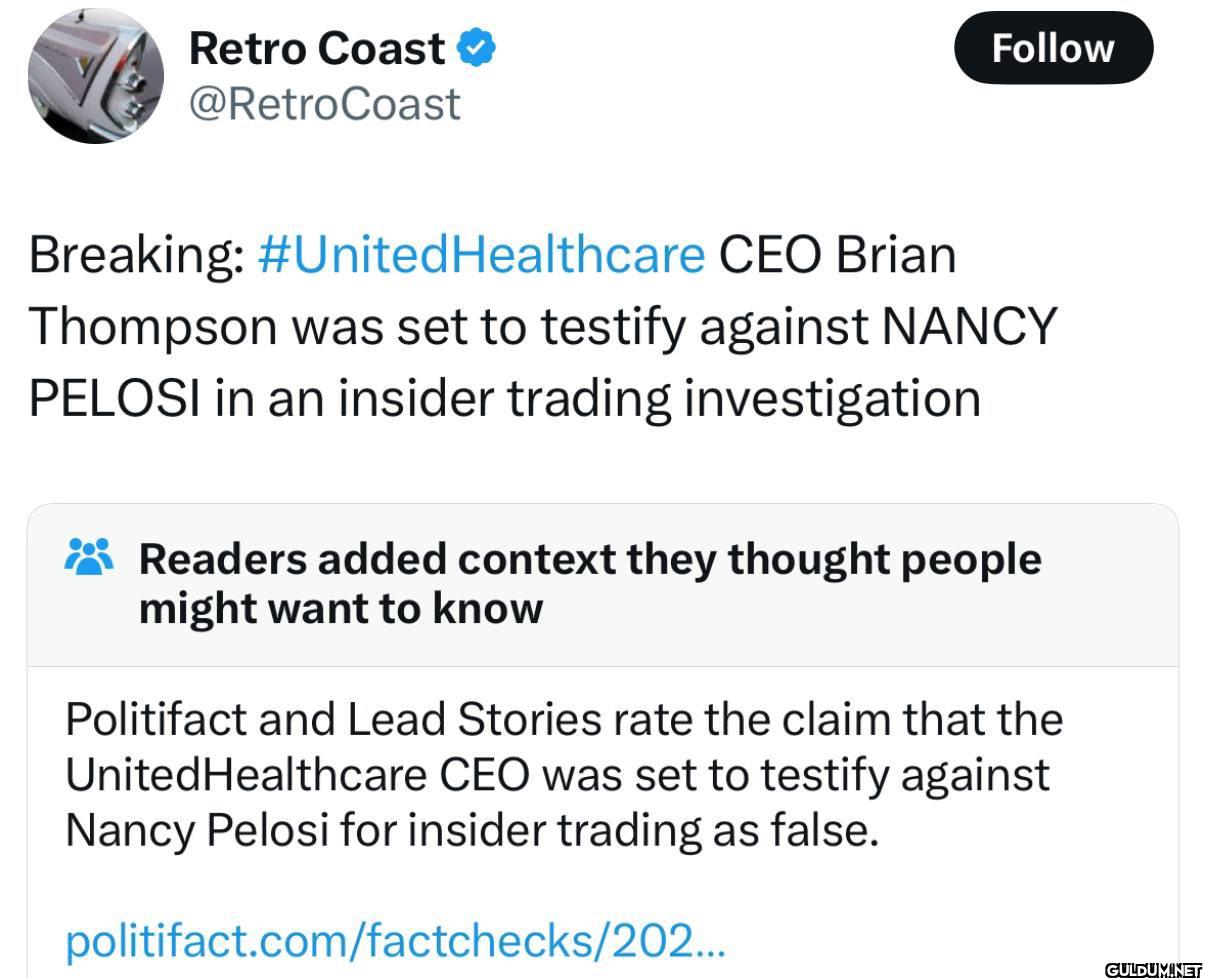 Community notes step in.  ...