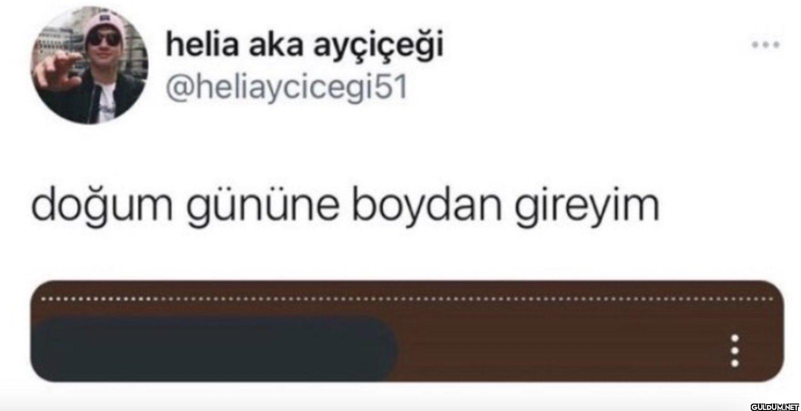 doğum gününe boydan gireyim