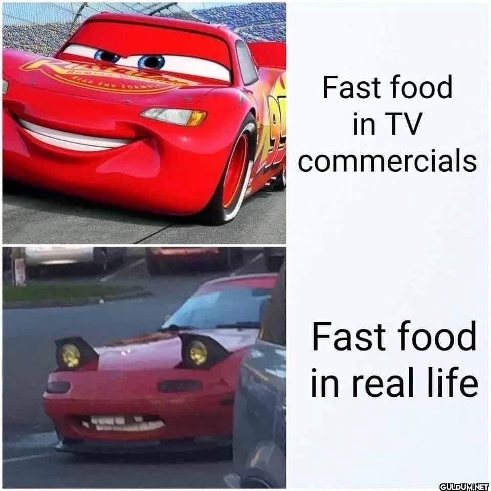 Fast food in TV...