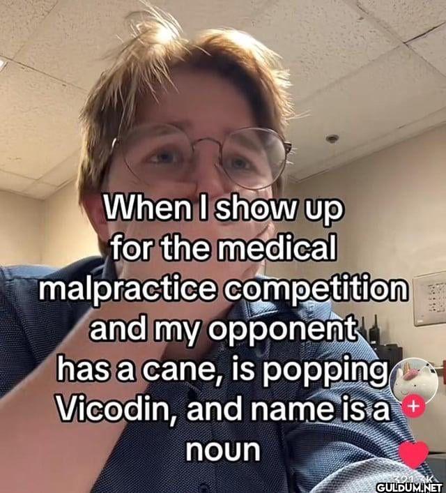 When I show up for the...