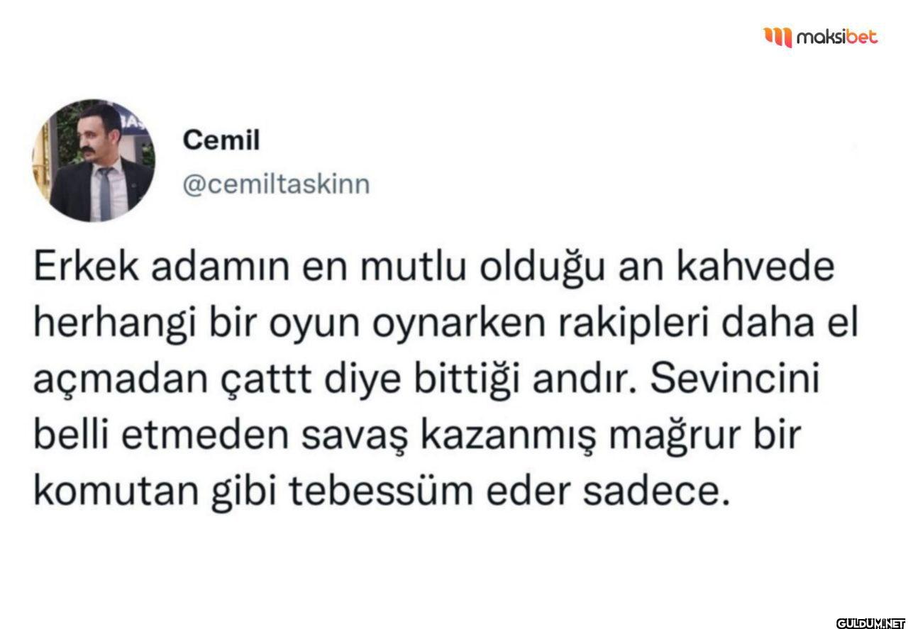 Erkek adamın en mutlu...