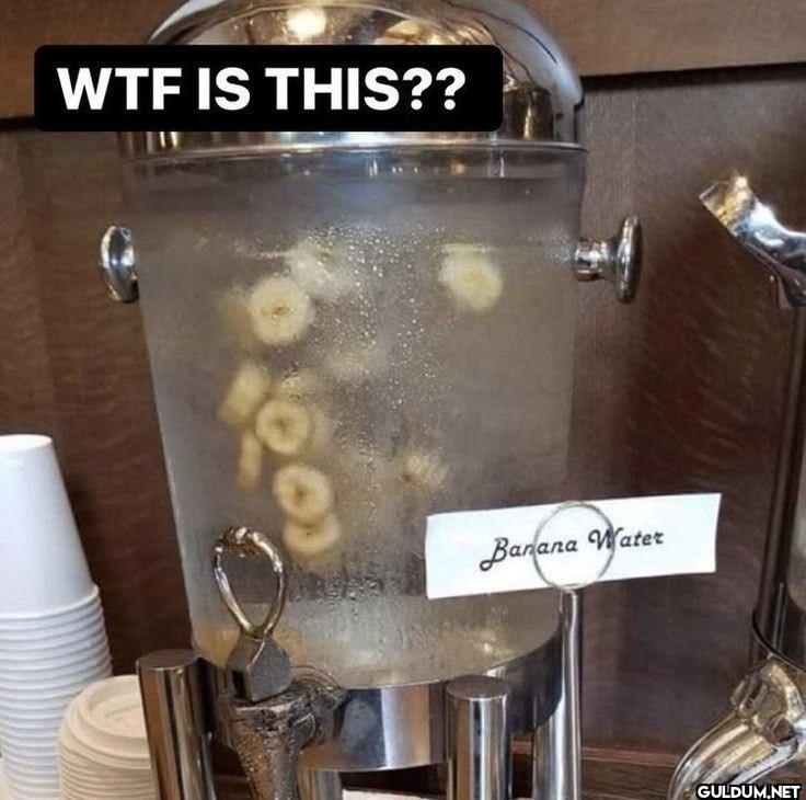 WTF IS THIS?? Banana Water