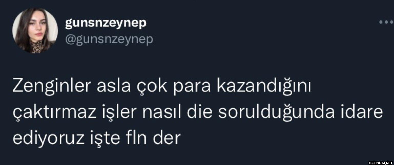 Zenginler asla çok para...