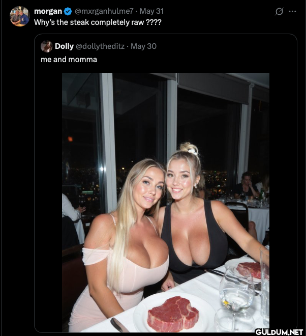 - May 31 Why's the steak...