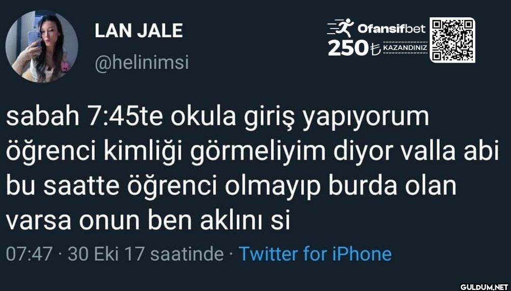 Ofansifbet 250₺ KAZANDINIZ...