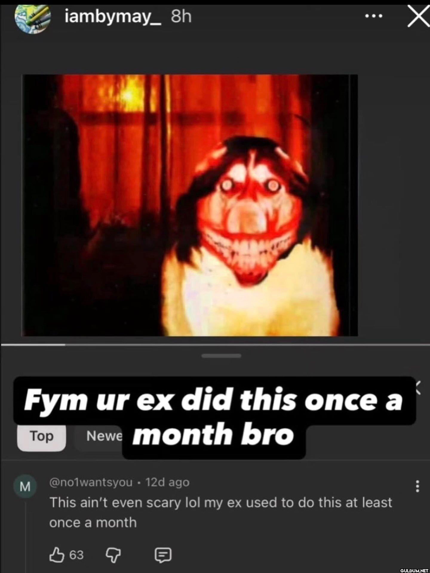 iambymay_ 8h Fym ur ex did...