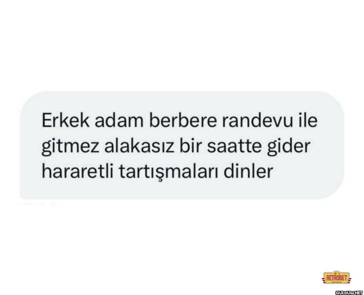 Erkek adam berbere randevu...