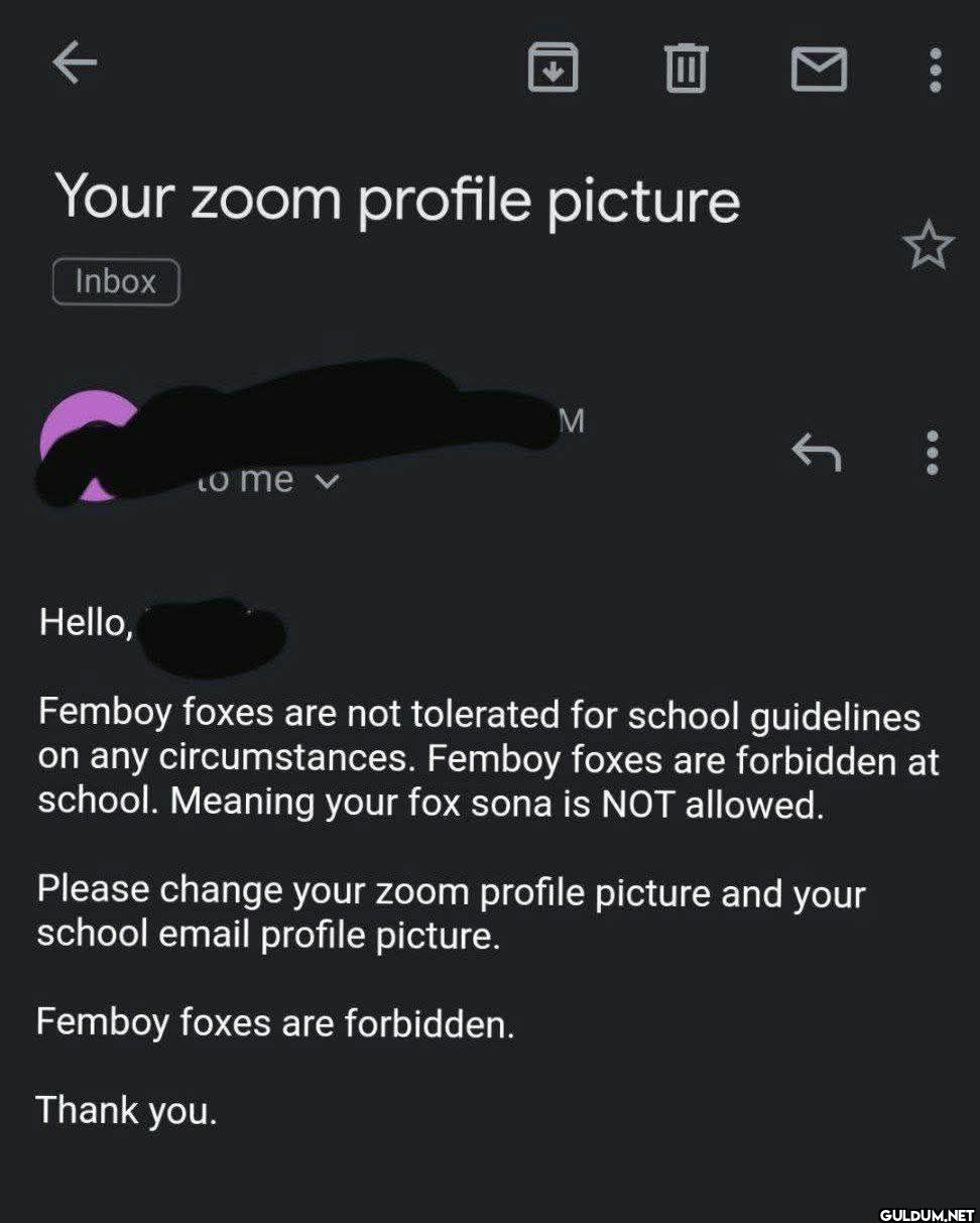 K Your zoom profile...