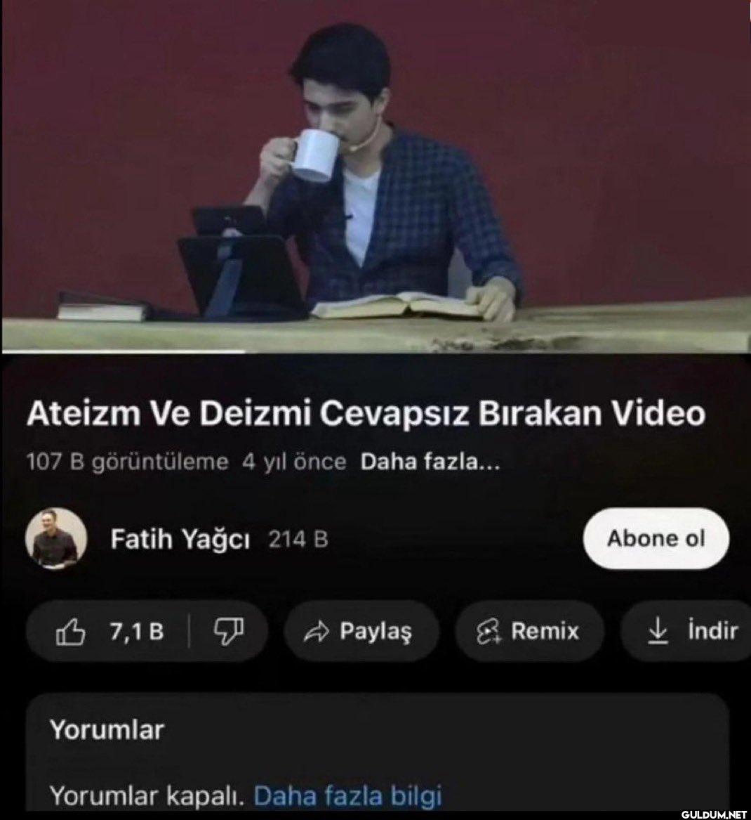 Ateizm Ve Deizmi Cevapsız...