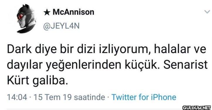 Dark diye bir dizi...