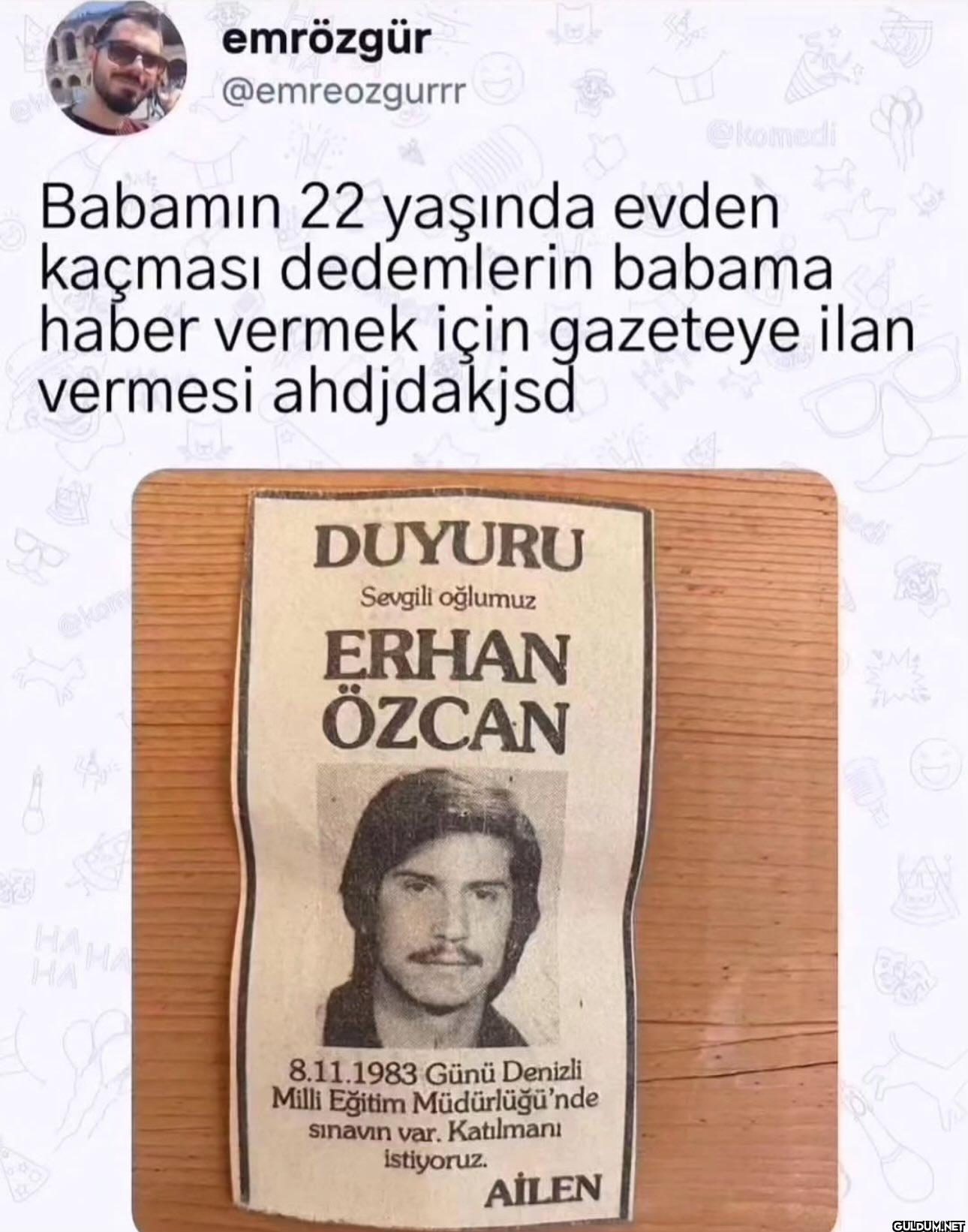 A @komedi Babamın 22...