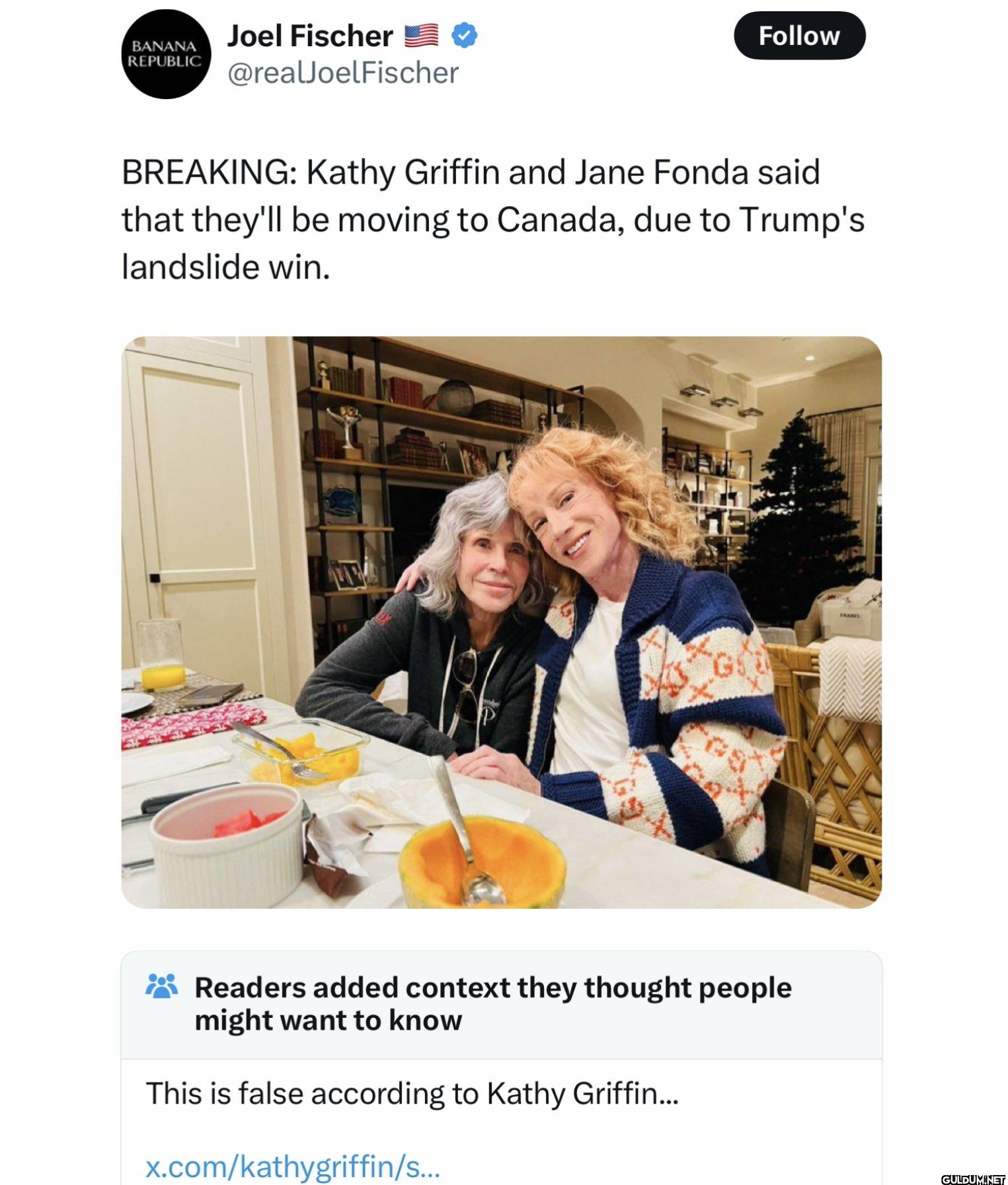 Griffin said it herself,...