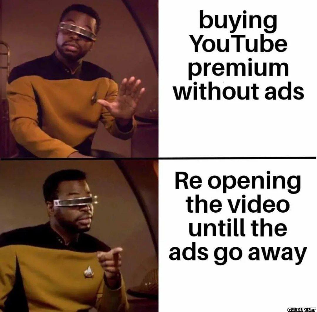 buying YouTube premium...