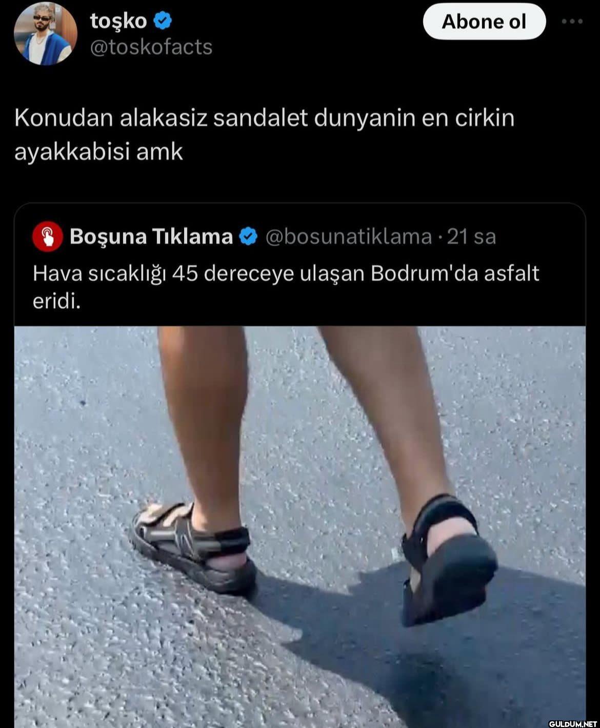 Abone ol Konudan alakasiz...