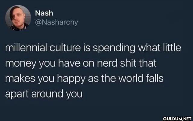 millennial culture is...