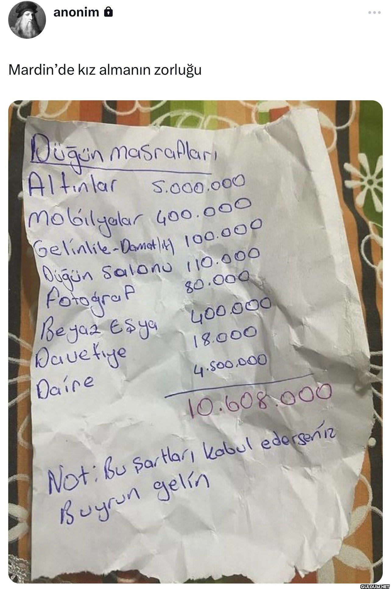 anonim Mardin'de kız...