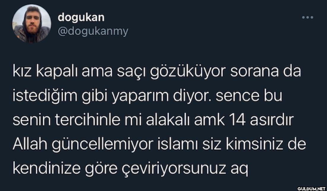 kız kapalı ama saçı...