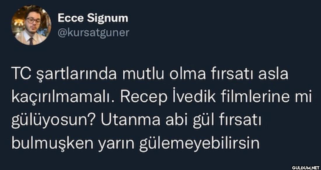 TC şartlarında mutlu olma...
