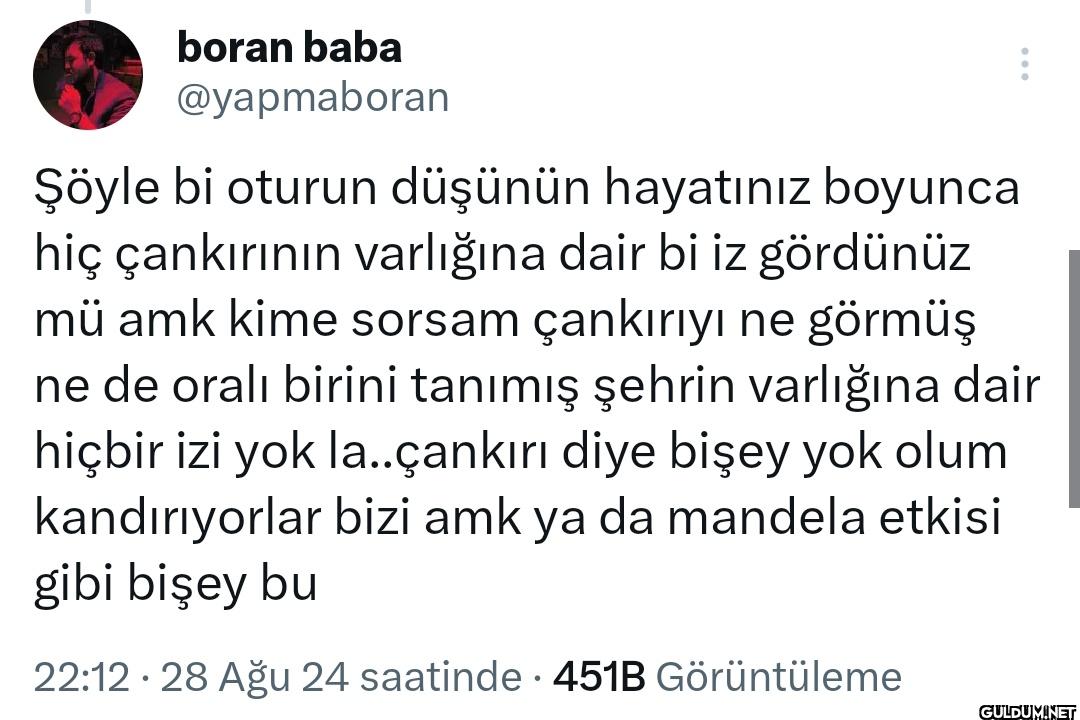 bir çankırı meselesi.....