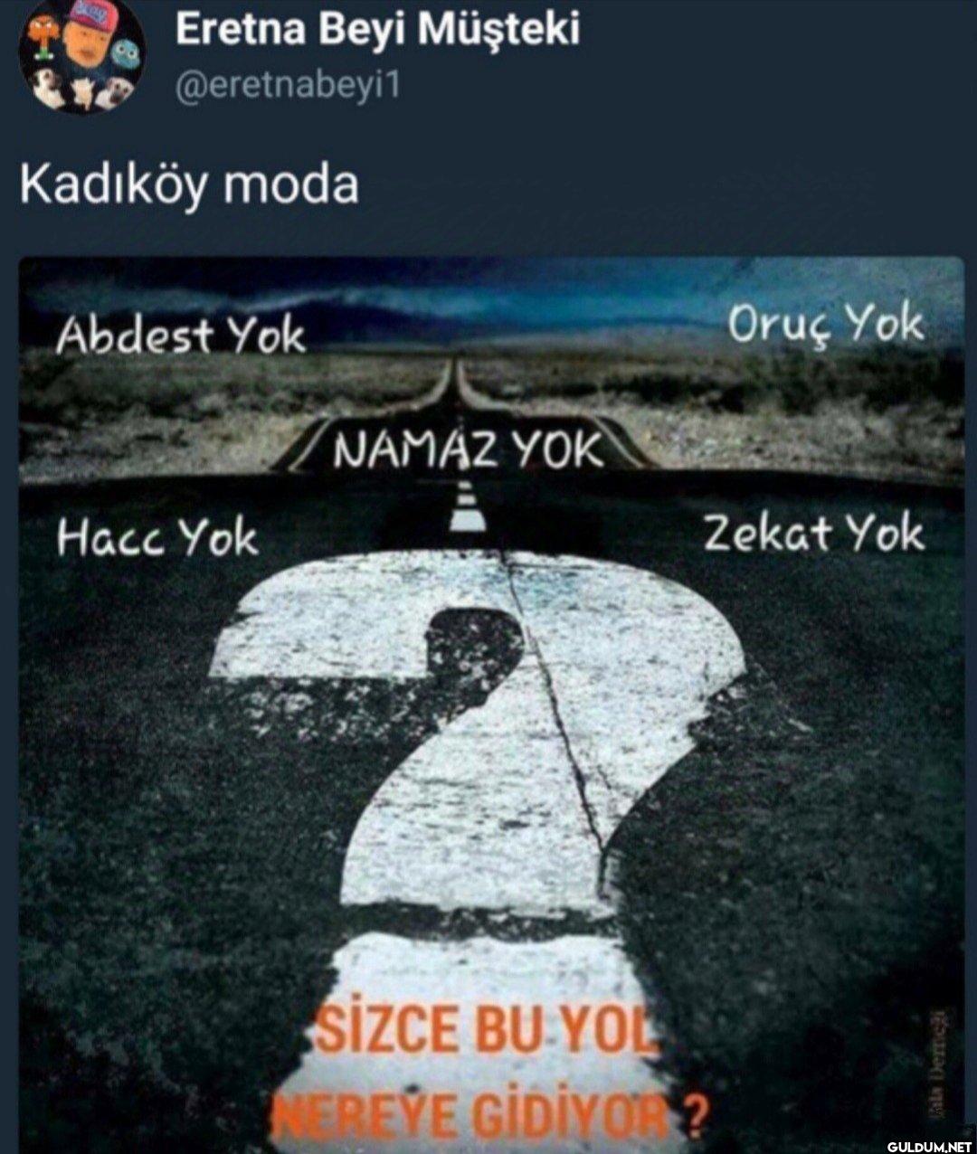 Kadıköy moda Abdest Yok...