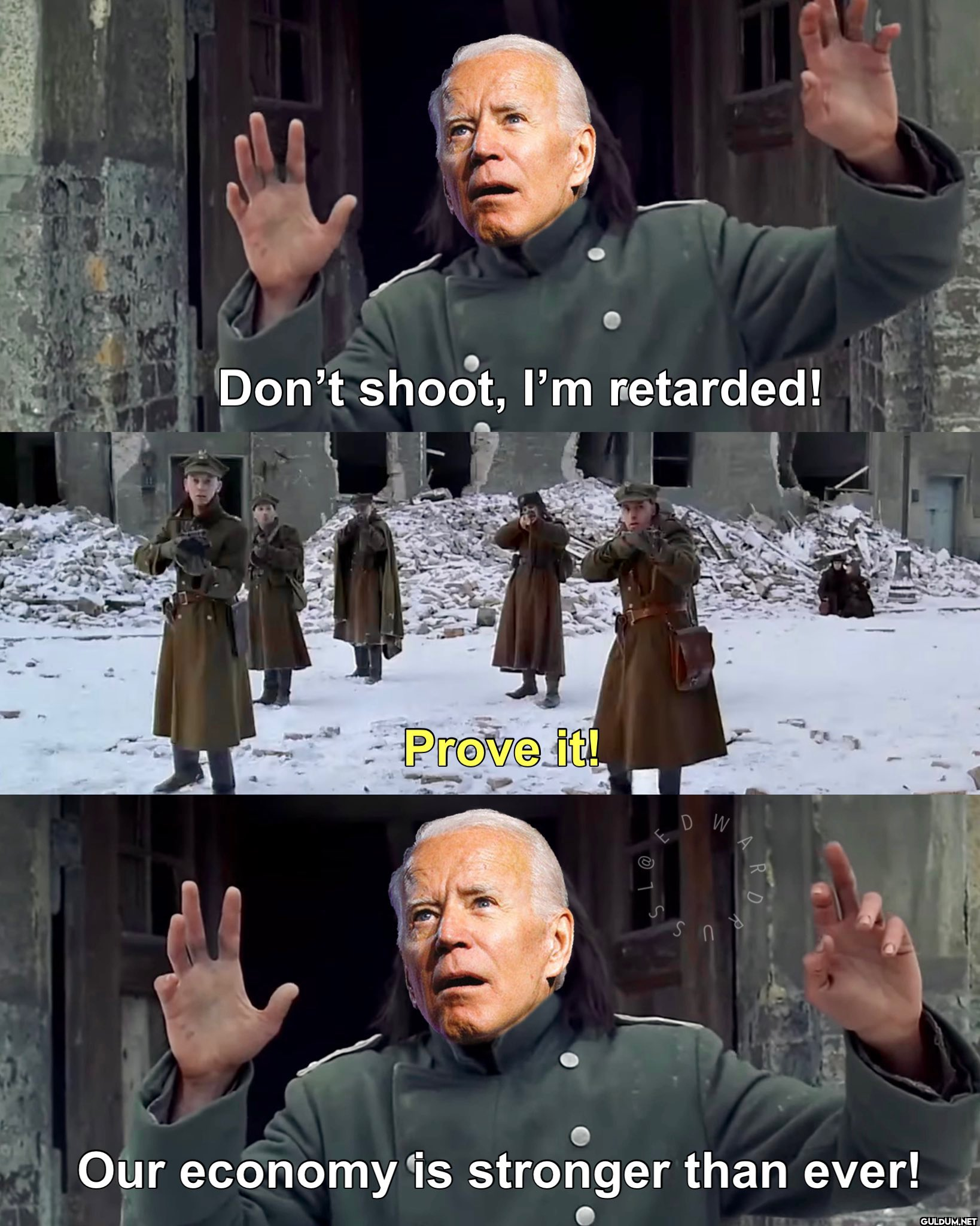 Don't shoot, I'm retarded!...