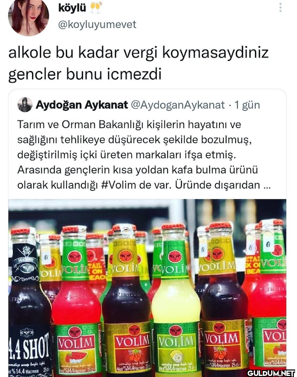 alkole bu kadar vergi...