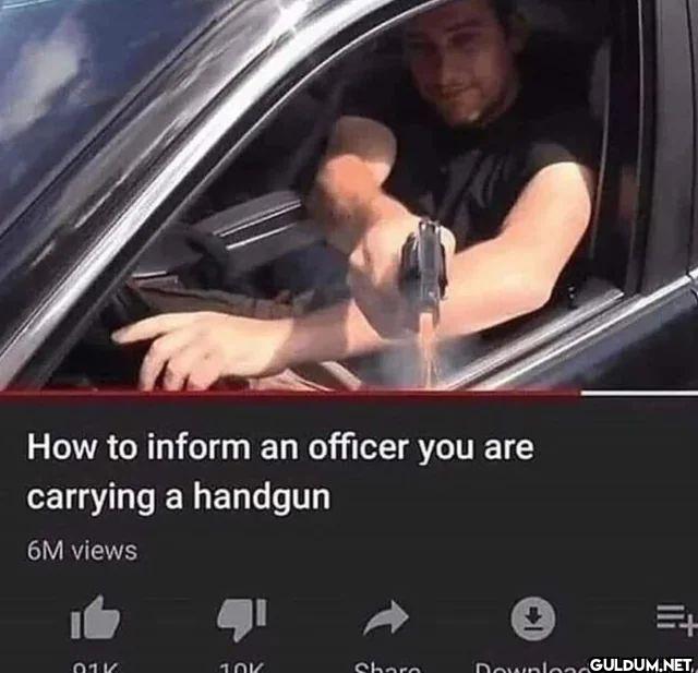 How to inform an officer...