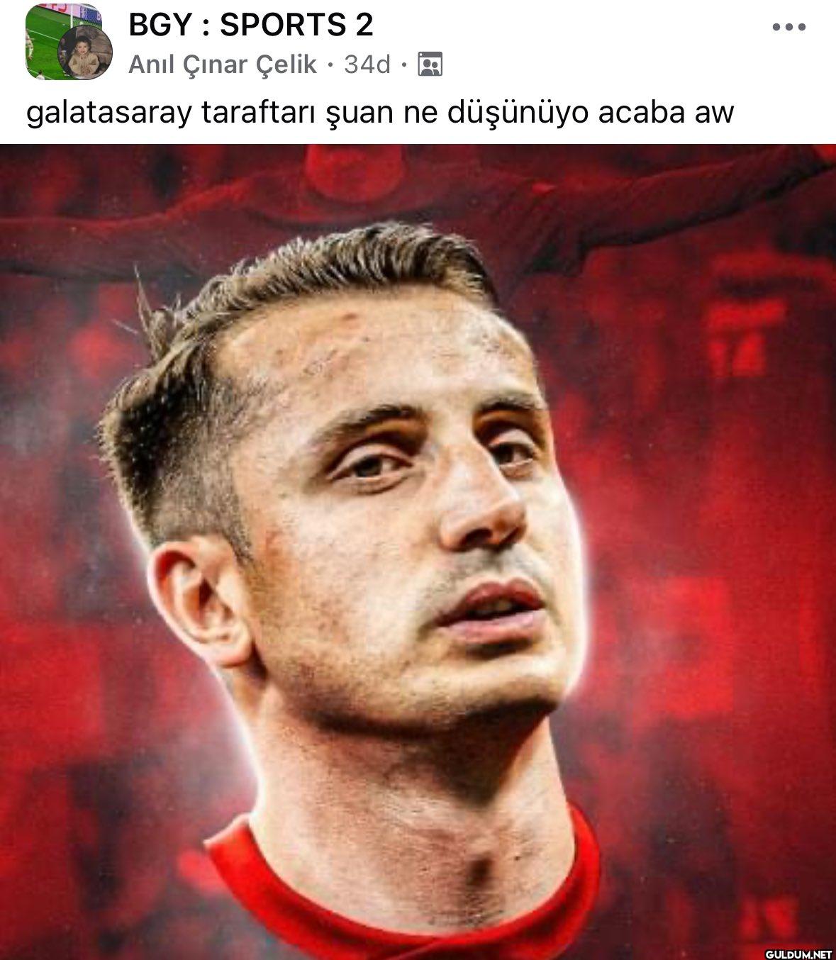 Galatasaray taraftarı...