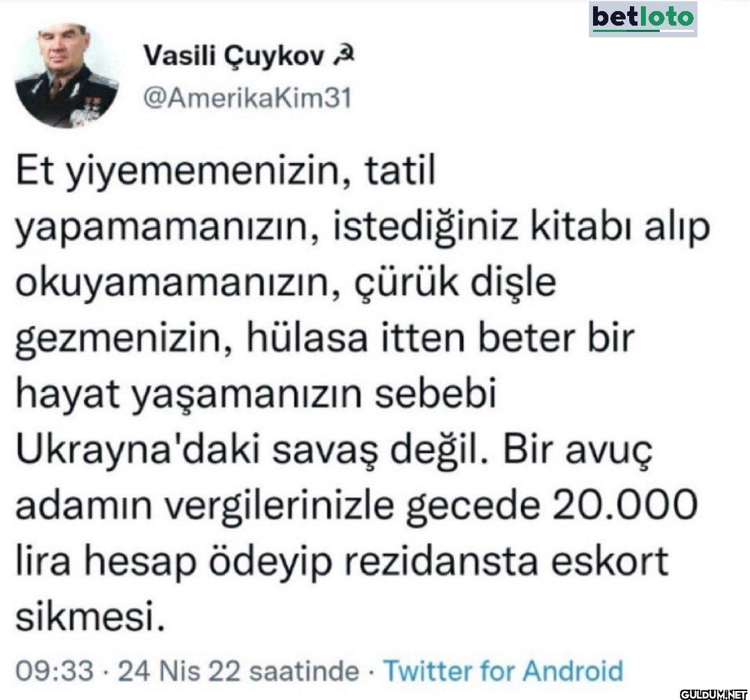 Et yiyememenizin, tatil...
