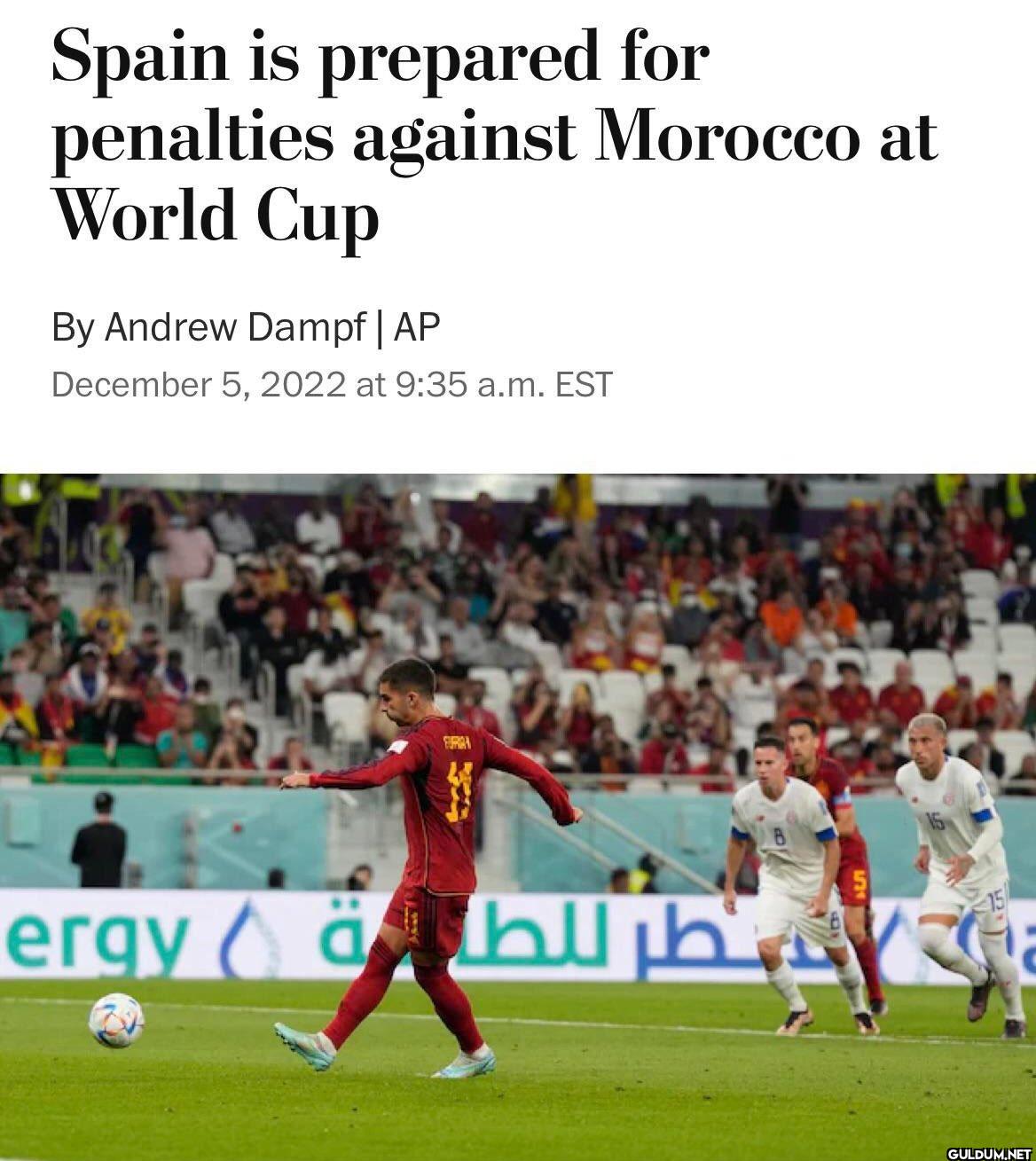 Spain is prepared for...