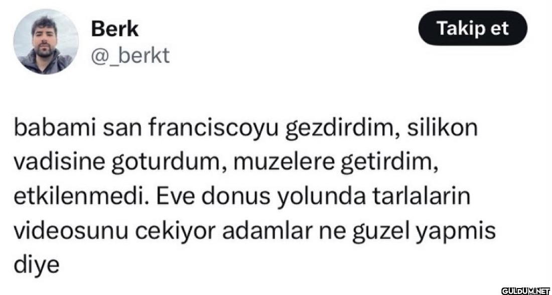 Takip et babami san...