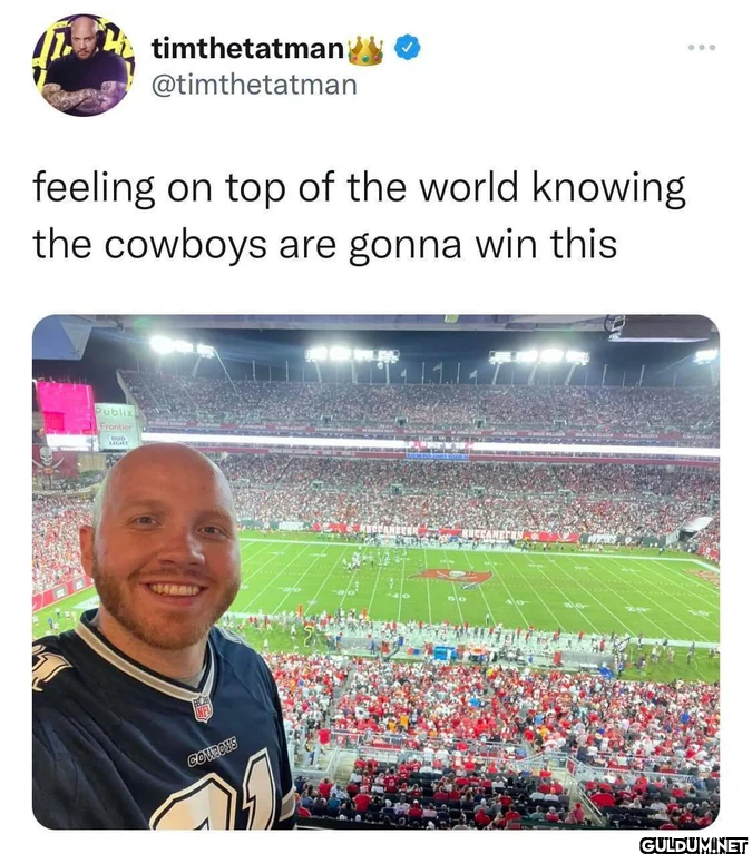 feeling on top of the...