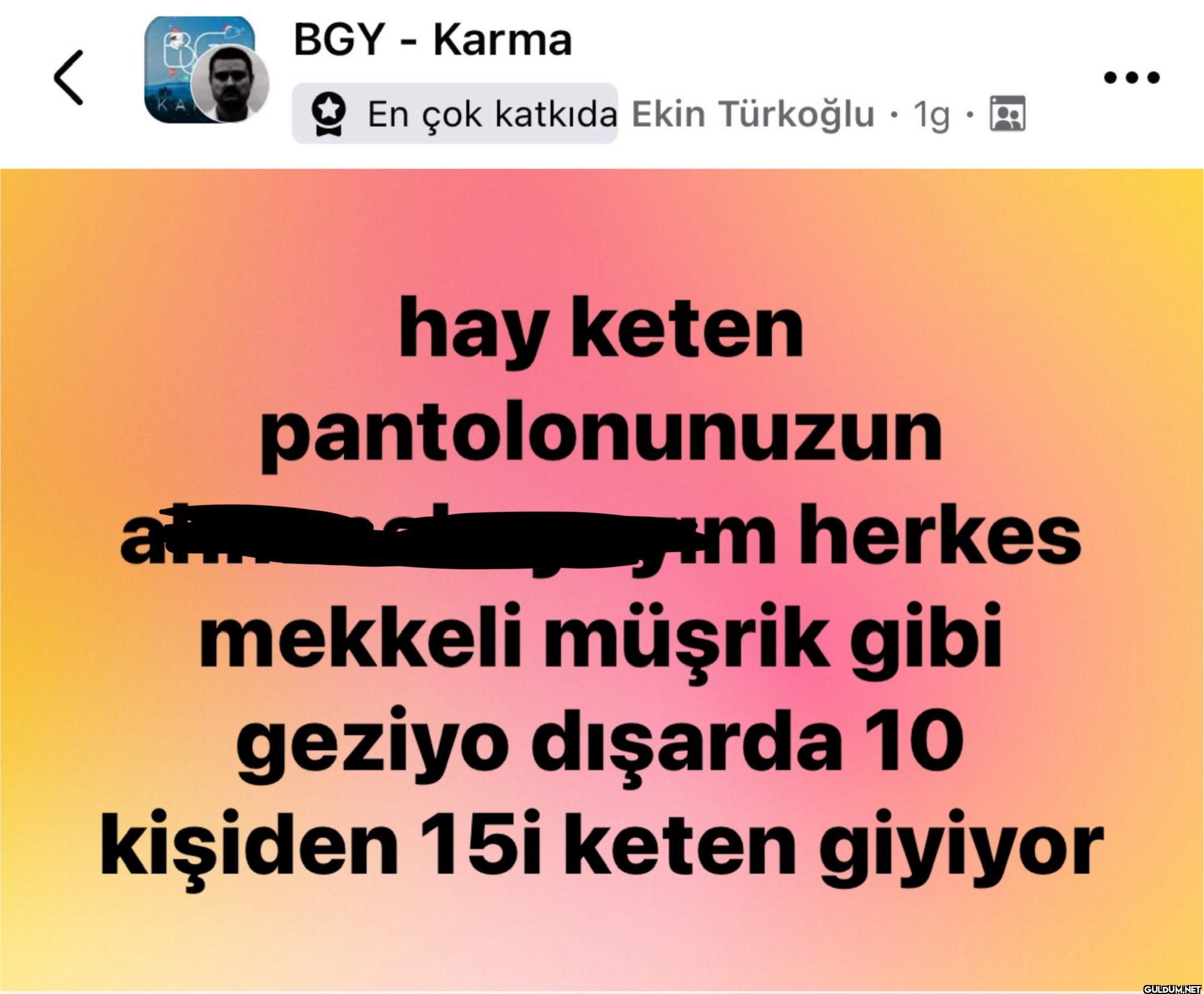 BGY - Karma En çok katkıda...