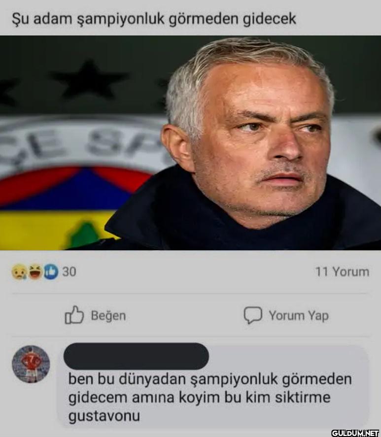 Şu adam şampiyonluk...
