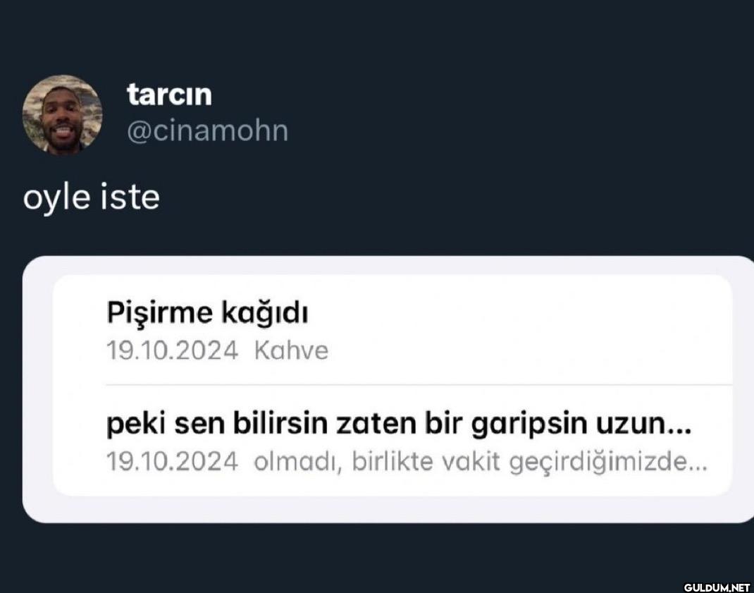 oyle iste Pişirme kağıdı...