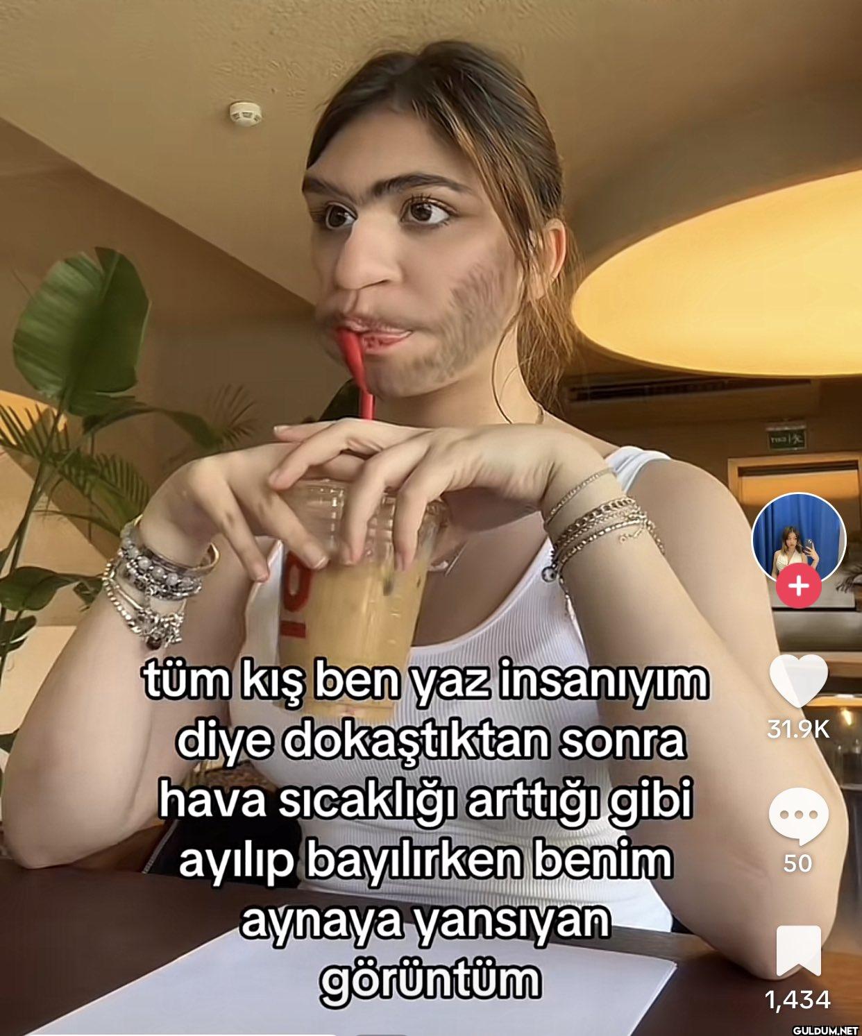 tüm kış ben yaz insanıyım...