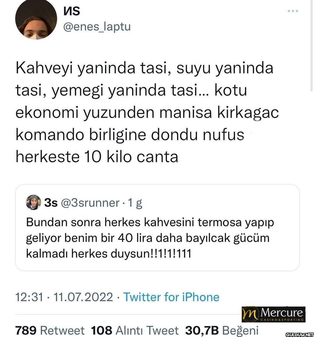 Kahveyi yaninda tasi, suyu...