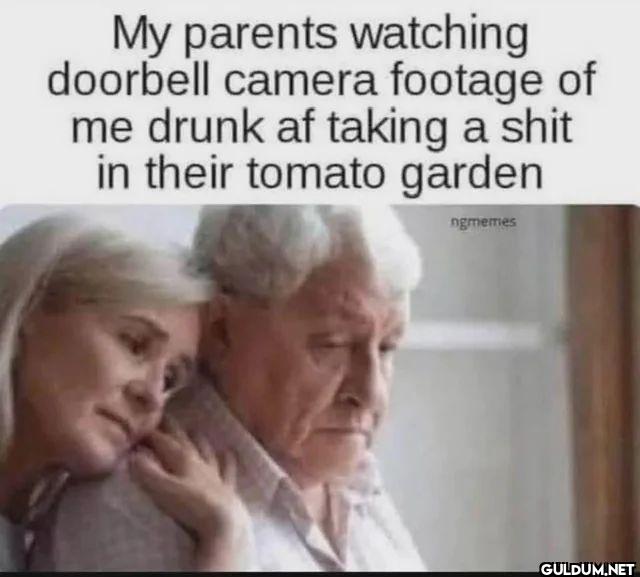 My parents watching...