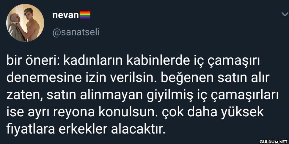 bir öneri: kadınların...
