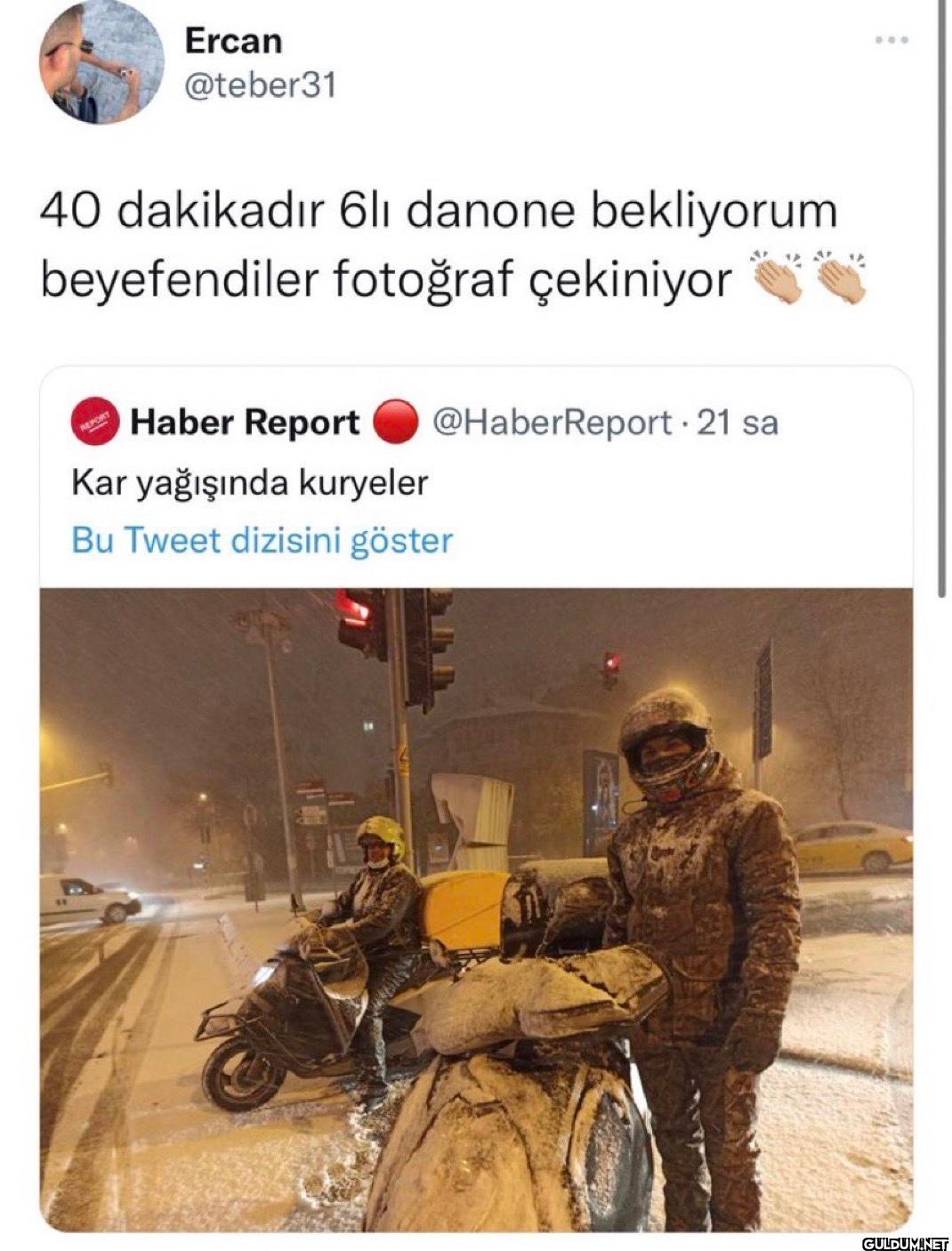 40 dakikadır 6lı danone...