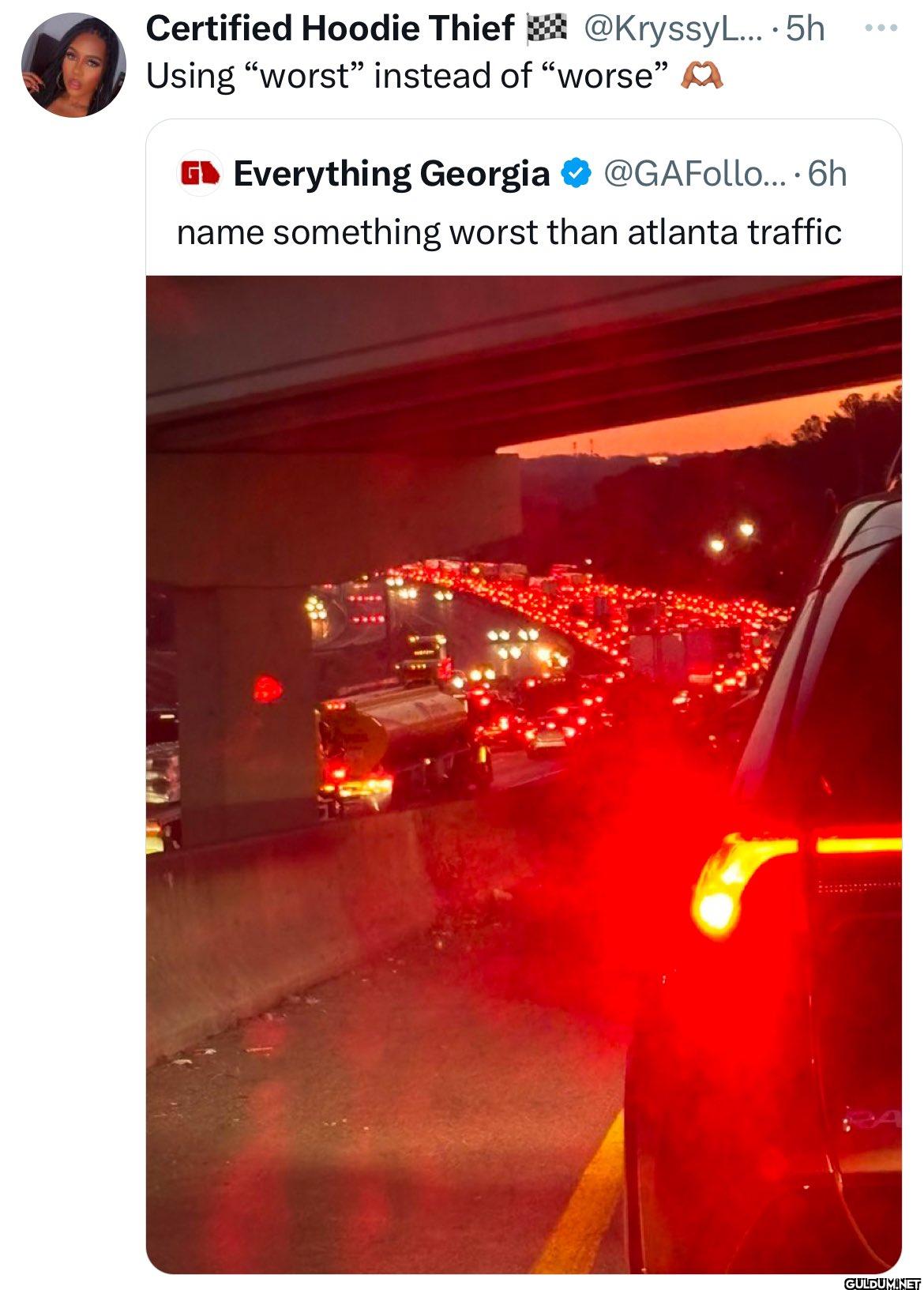 Using "worst" instead of...
