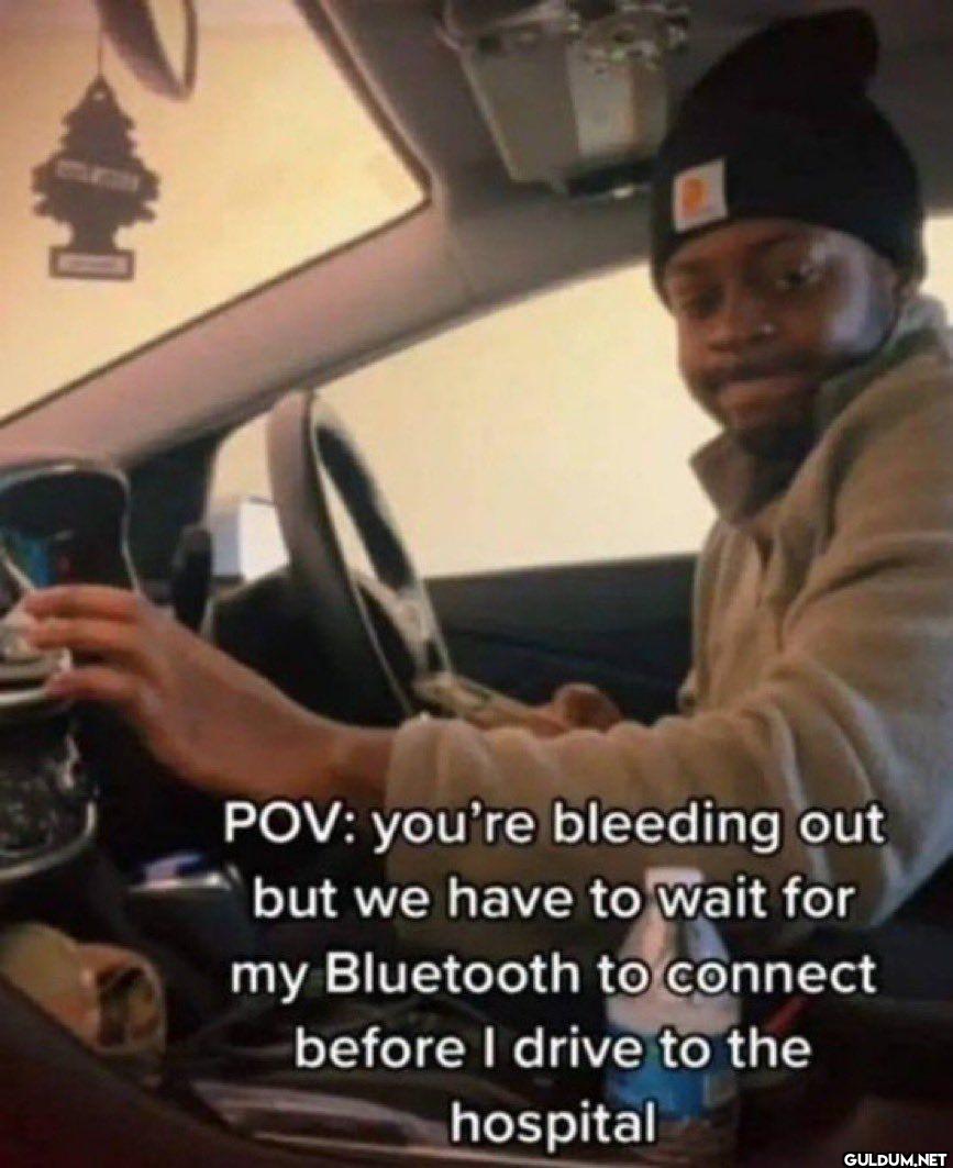 POV you're bleeding out...