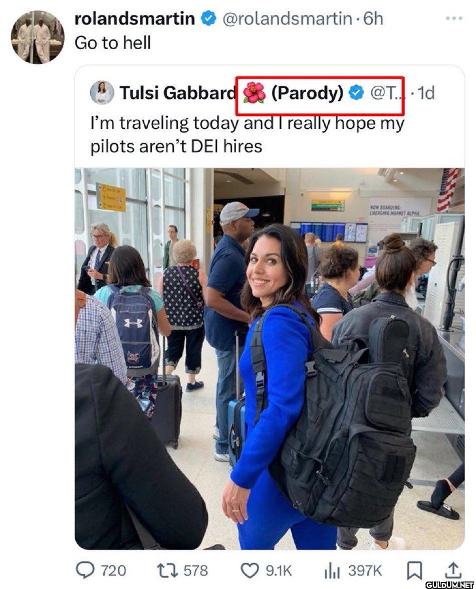 So who's gonna tell him?  ...