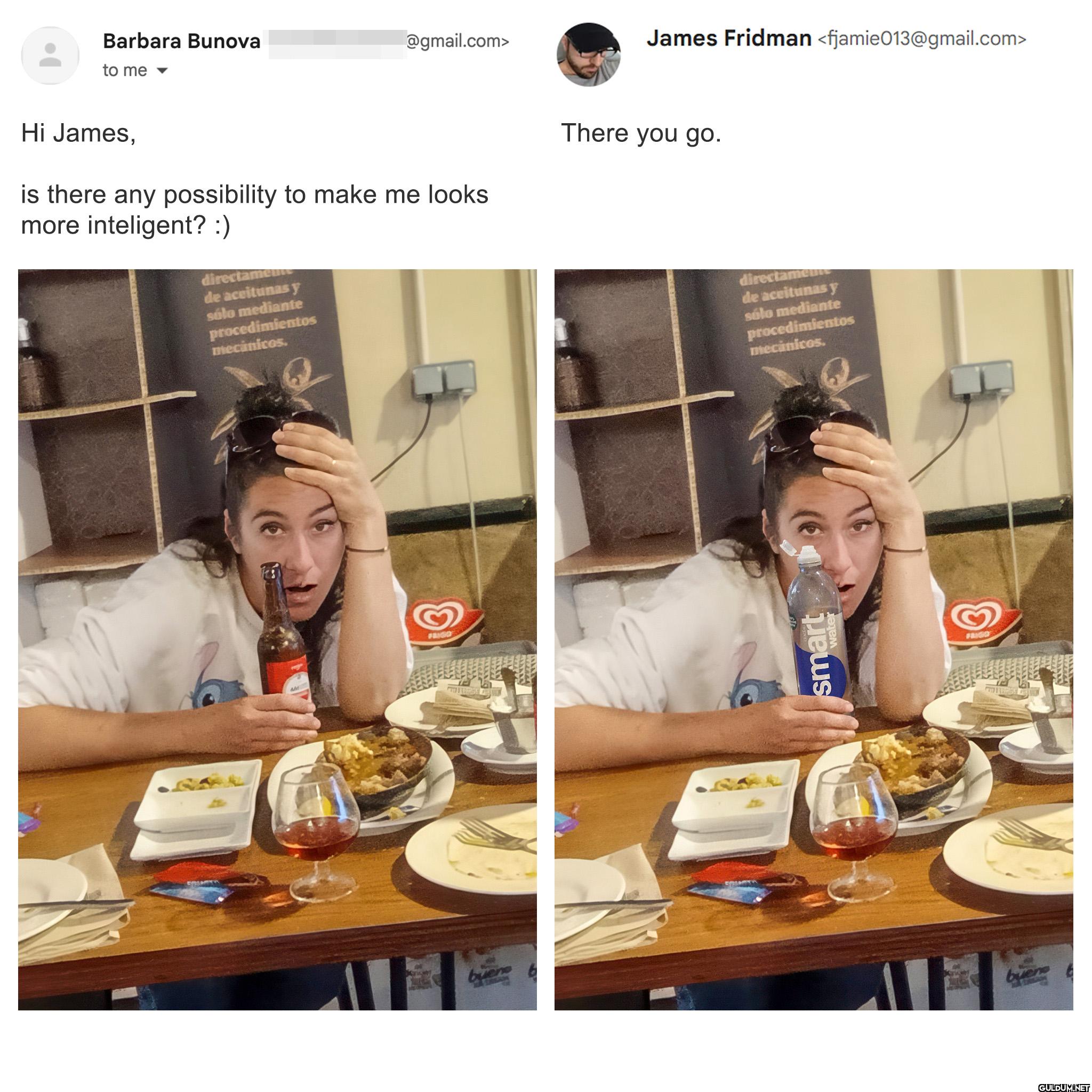 Hi James, is there any...