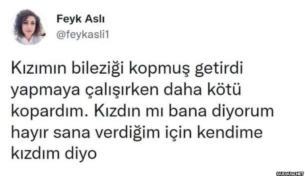 Kızımın bileziği kopmuş...