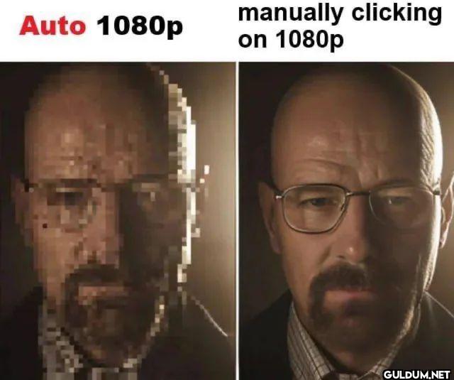 Auto 1080p manually...