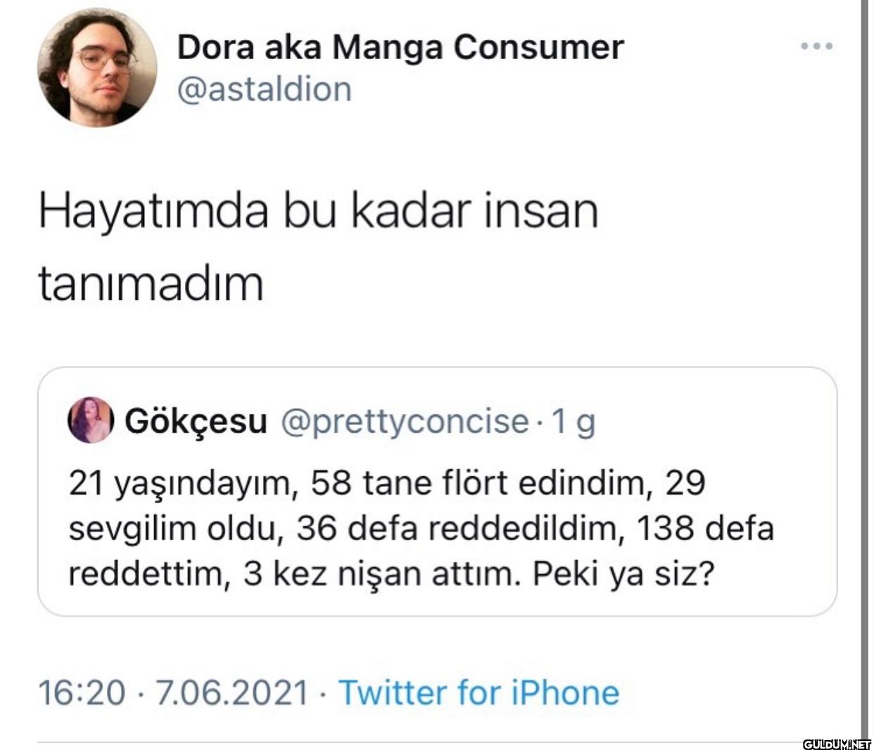 Hayatımda bu kadar insan...
