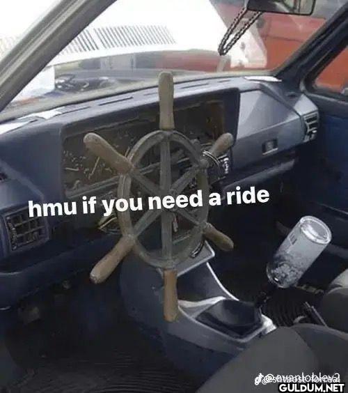 hmu if you need a ride