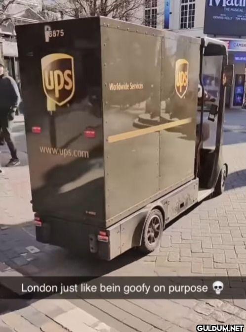 London just bein goofy on purpose